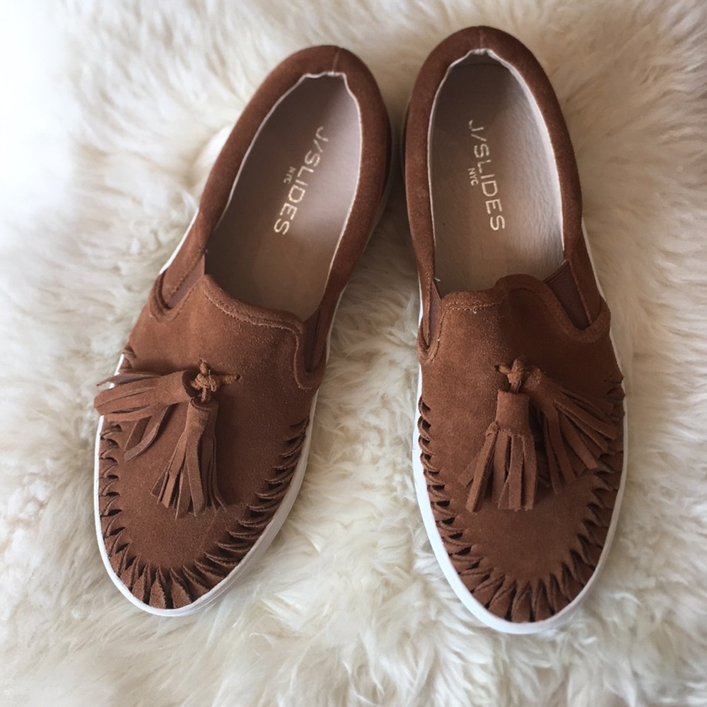 Suede J Slides
